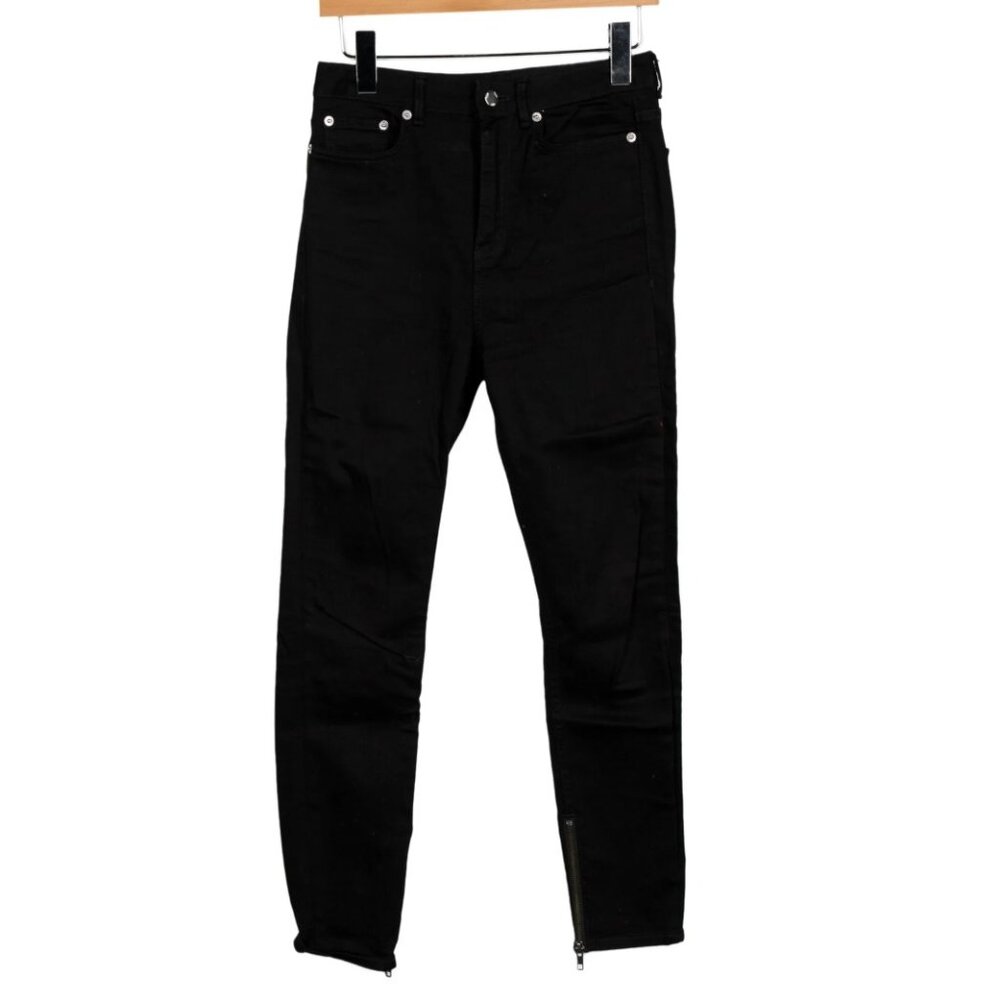 BLK DNM High Rise Skinny Leg Jeans with Zipper at Ankle Size 27